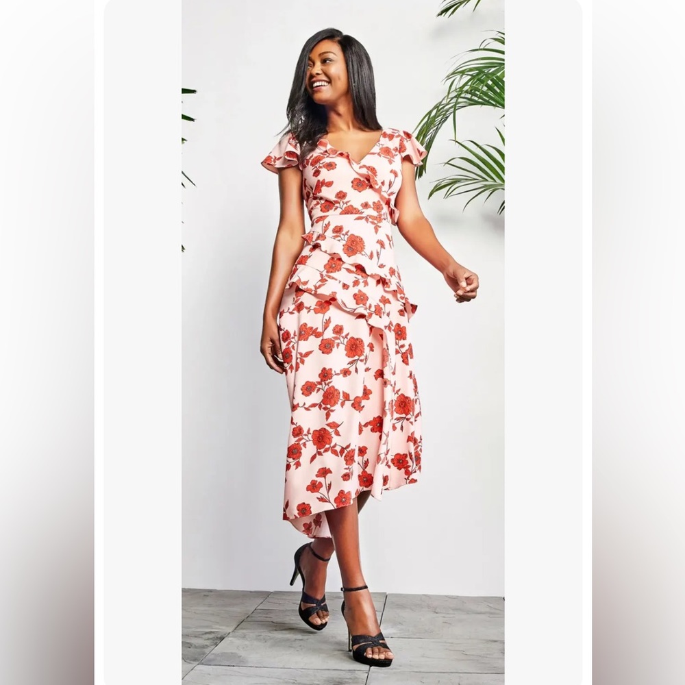 Adrianna Papell Floral Dress